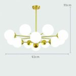 10-lights Sputnik Chandelier