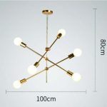 6-Light Sputnik Chandelier